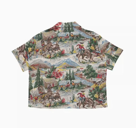 VISVIM CROSBY WASHI CHIRIMEN 0125105011002