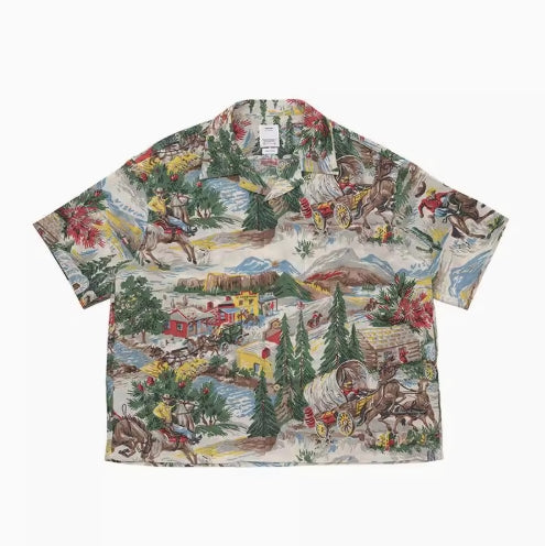 VISVIM CROSBY WASHI CHIRIMEN 0125105011002