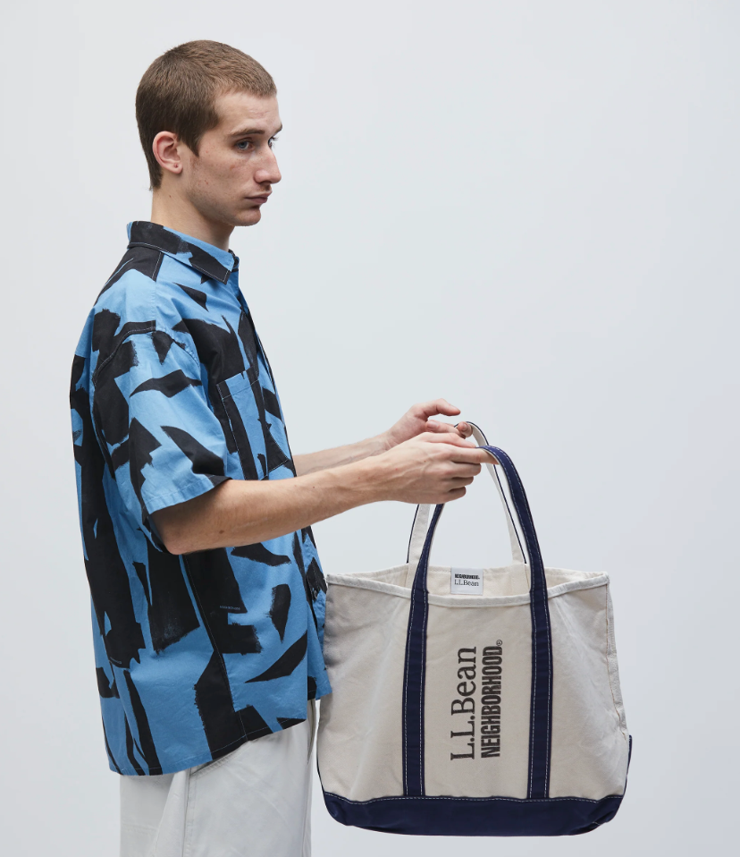 NEIGHBORHOOD NH X L.L.BEAN . TOTE BAG 251PTLBN-CG0102