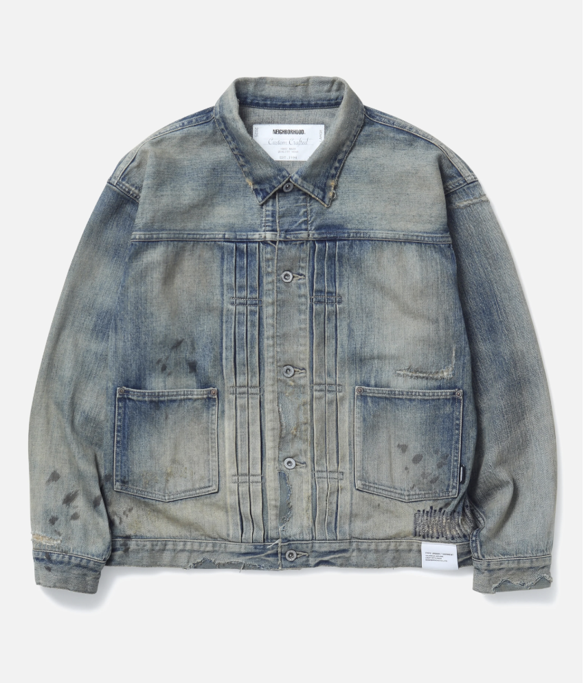 NEIGHBORHOOD SAVAGE DENIM TYPE-1 JACKET MOD 251XBNH-JKM01