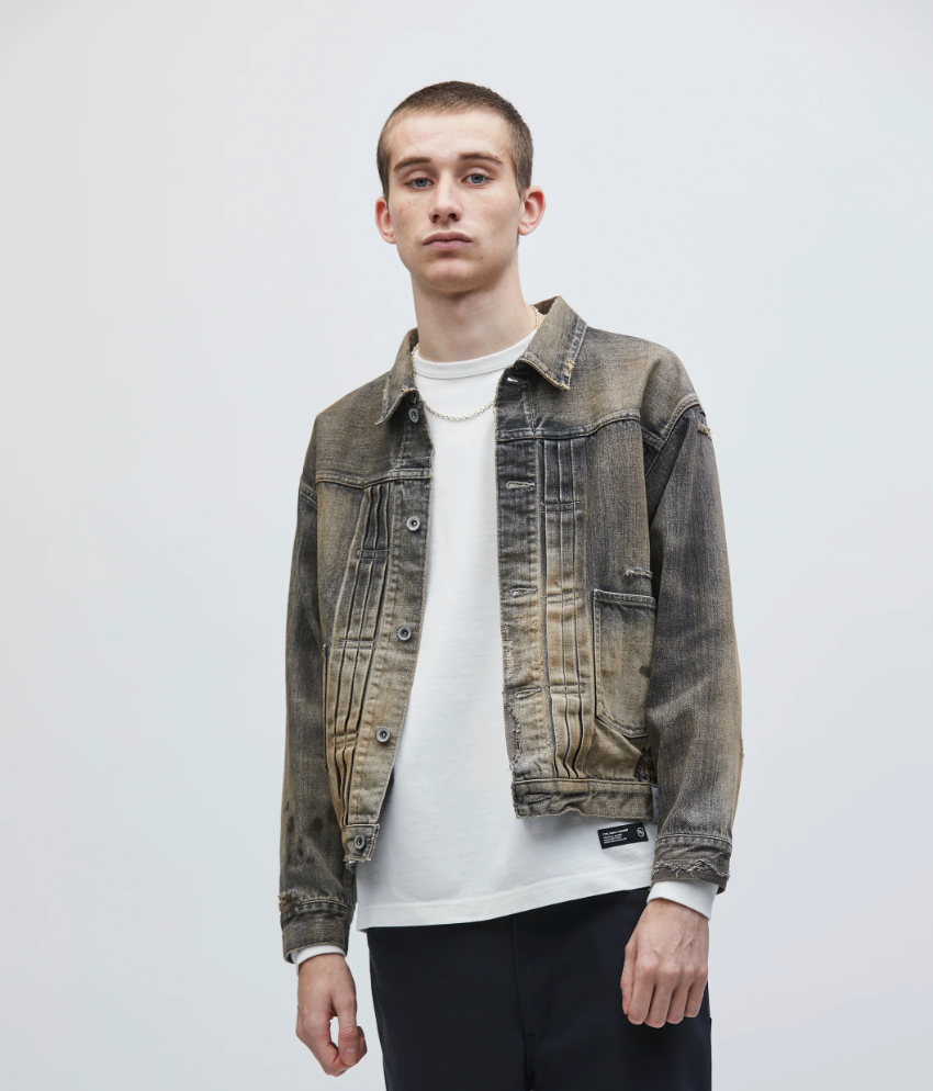 NEIGHBORHOOD SAVAGE DENIM TYPE-1 JACKET MOD 251XBNH-JKM01