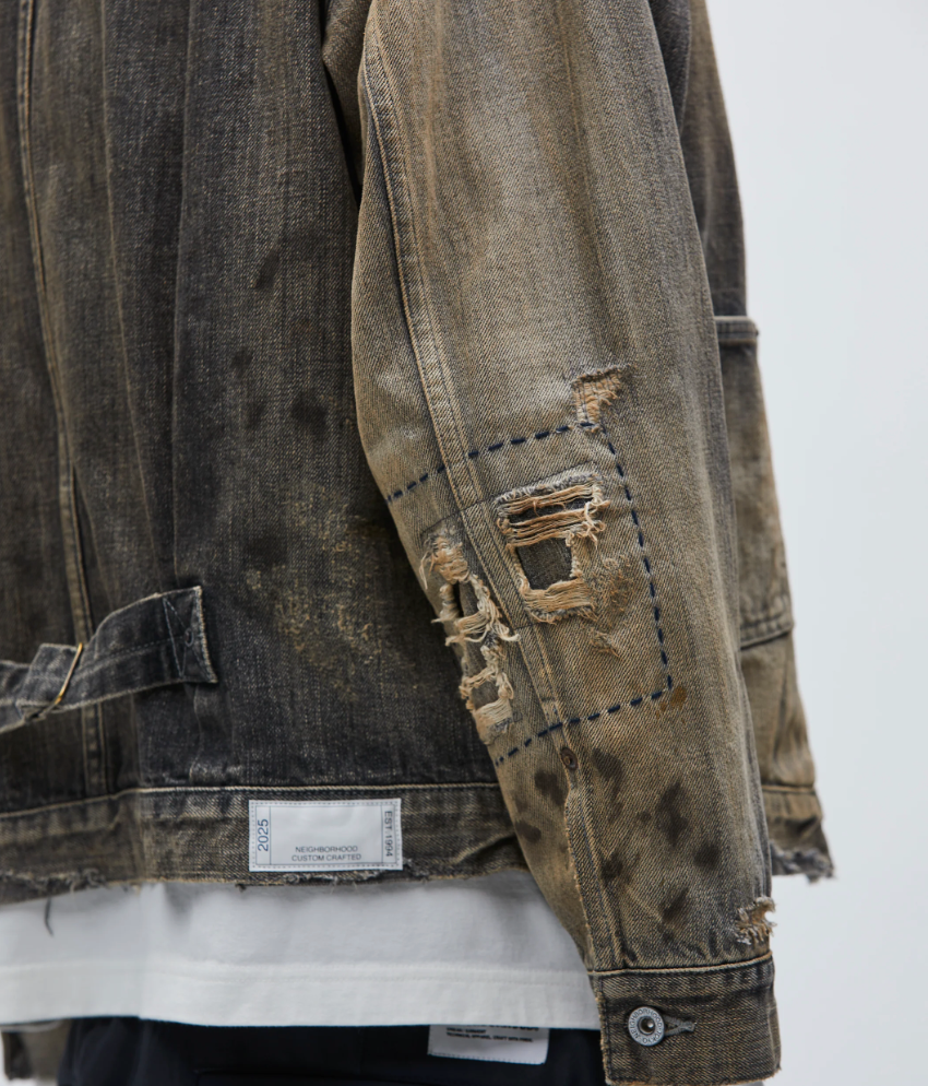 NEIGHBORHOOD SAVAGE DENIM TYPE-1 JACKET MOD 251XBNH-JKM01