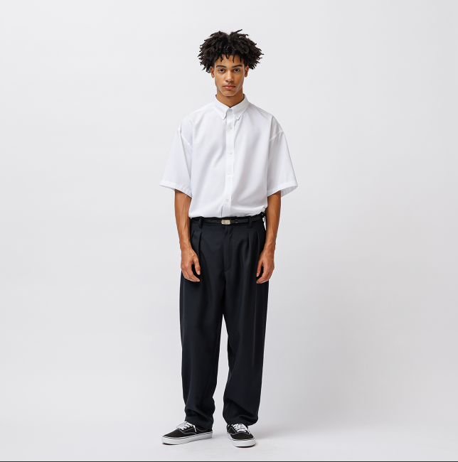 WTAPS BD 01 / SS / POLY. OXFORD. COOLMAX 251CWDT-SHM05