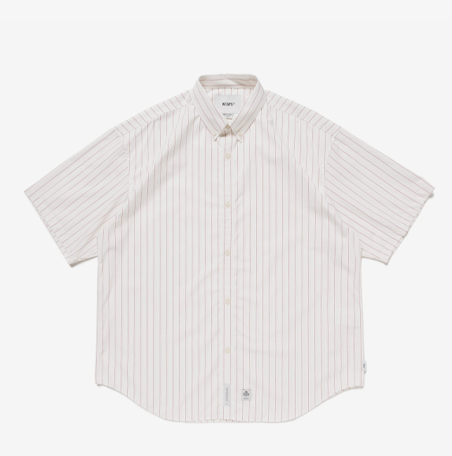 WTAPS BD 03 / SS / COTTON. BROADCLOTH. TEXTILE. THOMAS MASON 251TQDT-SHM07