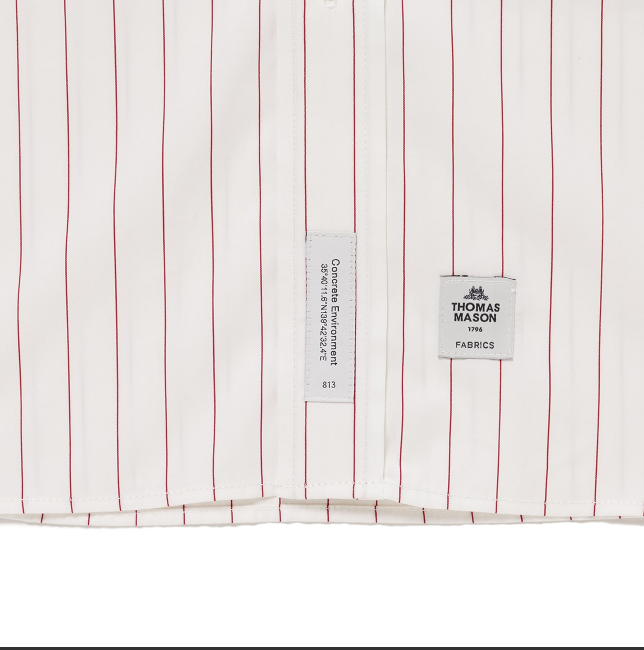 WTAPS BD 03 / SS / COTTON. BROADCLOTH. TEXTILE. THOMAS MASON 251TQDT-SHM07