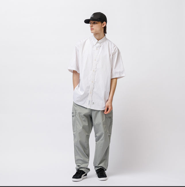 WTAPS BD 03 / SS / COTTON. BROADCLOTH. TEXTILE. THOMAS MASON 251TQDT-SHM07