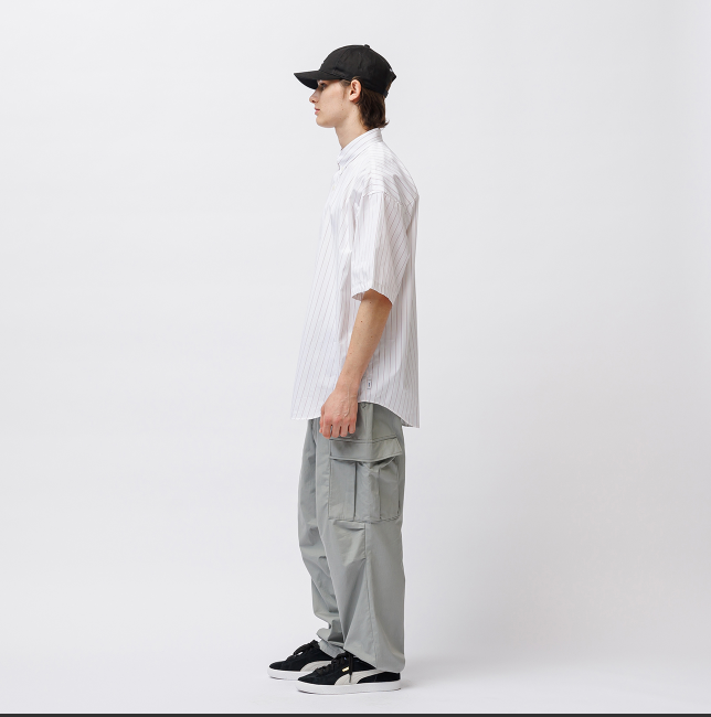 WTAPS BD 03 / SS / COTTON. BROADCLOTH. TEXTILE. THOMAS MASON 251TQDT-SHM07