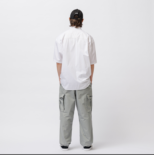 WTAPS BD 03 / SS / COTTON. BROADCLOTH. TEXTILE. THOMAS MASON 251TQDT-SHM07