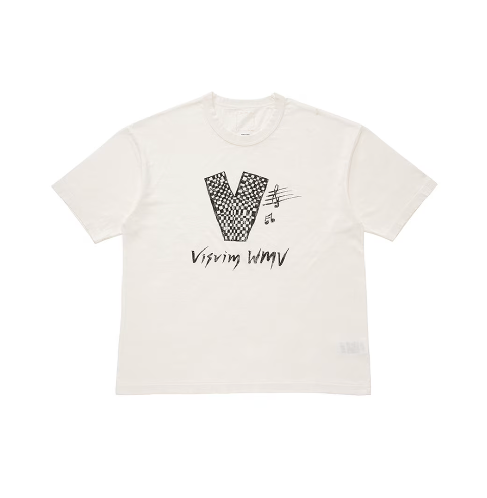 VISVIM JUMBO TEE S/S V CRASH 0125105010014