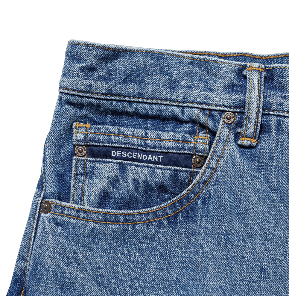 DESCENDANT 1995 DENIM TROUSERS BUGGY HARD WASH 251WVDS-PTM04