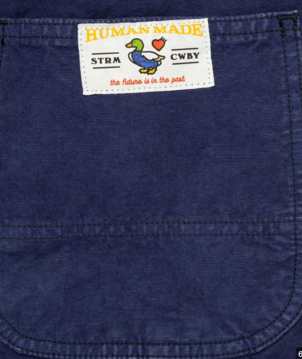 HUMAN MADE GARMENT DYED PAINTER PANTS HM27PT008