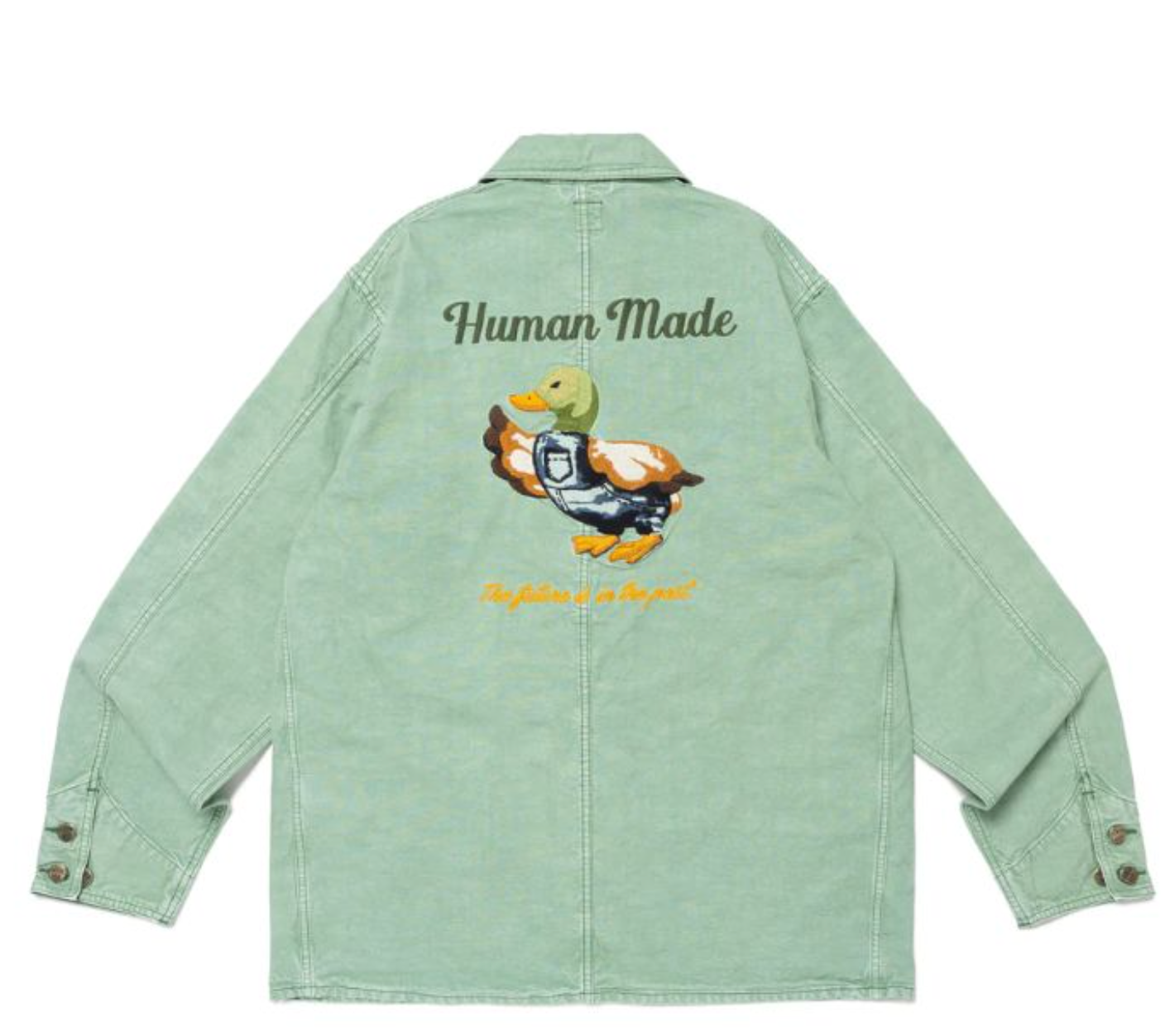 HUMAN MADE GARMENT DYED COVERALL JACKET HM27JK013