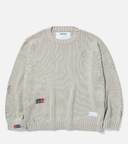 NEIGHBORHOOD SAVAGE CREWNECK SWEATER 251FUNH-KNM03