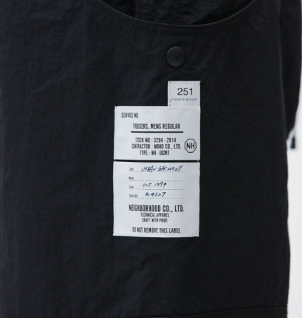NEIGHBORHOOD CLIMBING SHORT PANTS 251TSNH-PTM04