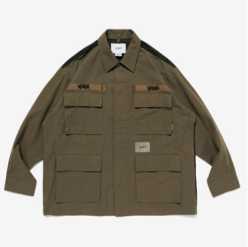 WTAPS VEINY LS COTTON TWILL SHIRTS 251WVDT-SHM03