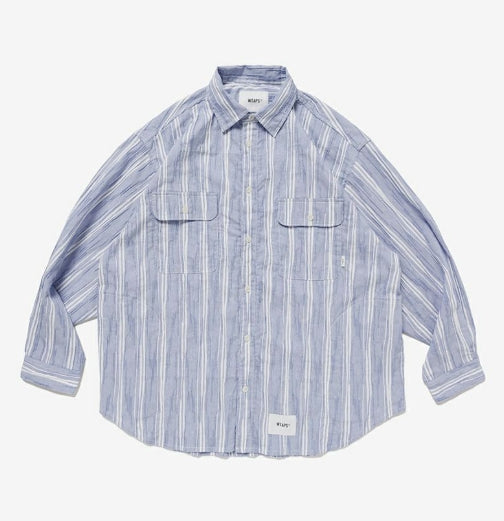 WTAPS WCPO 02 CTPL DOBBY TEXTILE SHIRT 251WVDT-SHM04