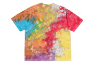 BAPE TIE DYE COLLEGE RELAXED T-SHIRT 1M30-109-004