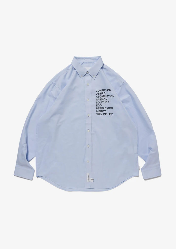 WTAPS BD 01 LS CTPL OXFORD RF SHIRT 261CWDT-SHM02