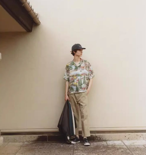 VISVIM CROSBY WASHI CHIRIMEN 0125105011002