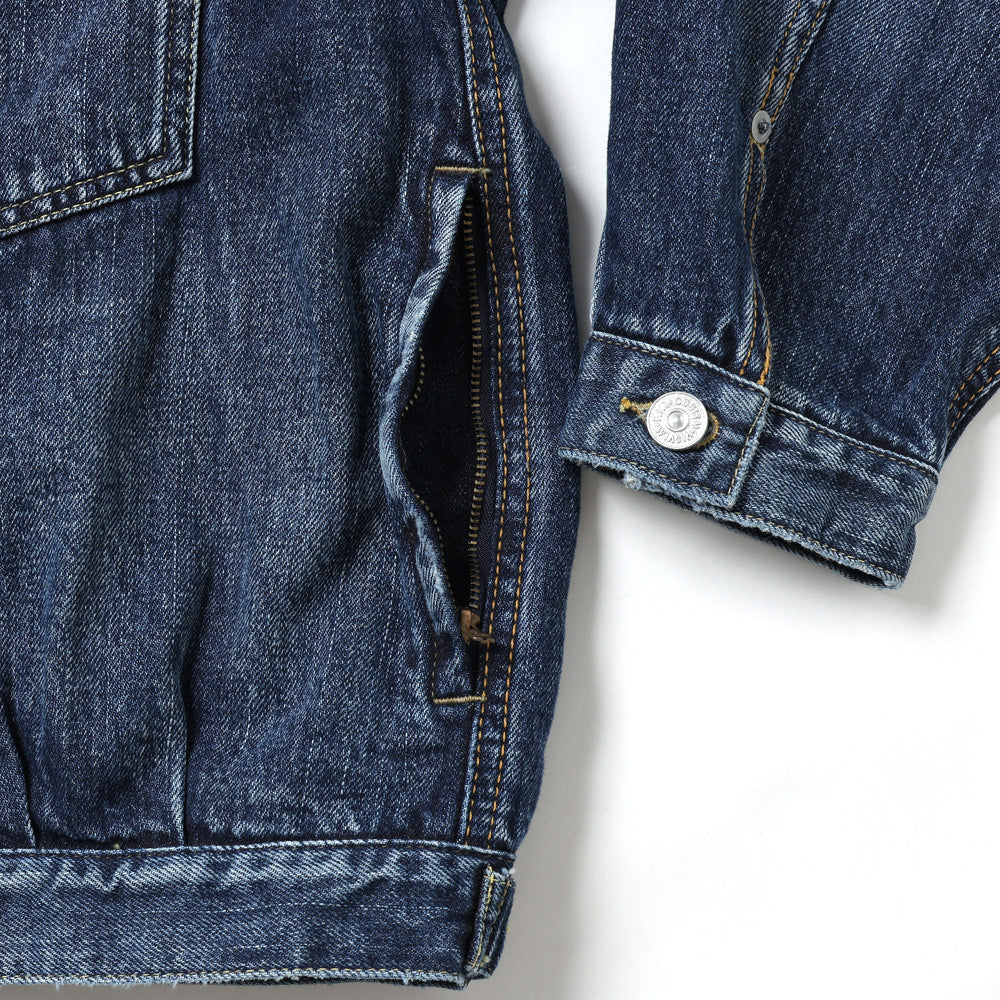 VISVIM SS 101X JKT DMGD-1010 DENIM JACKET 0126105006003