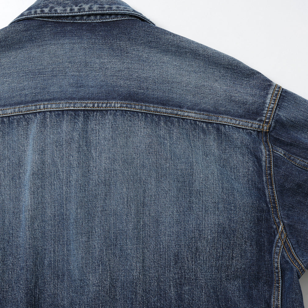 VISVIM SS 101X JKT DMGD-1010 DENIM JACKET 0126105006003