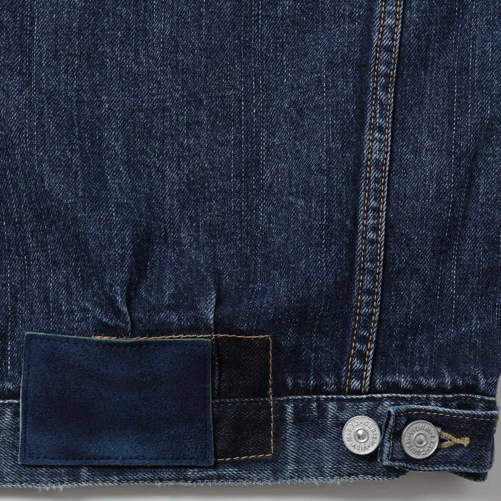 VISVIM SS 101X JKT DMGD-1010 DENIM JACKET 0126105006003