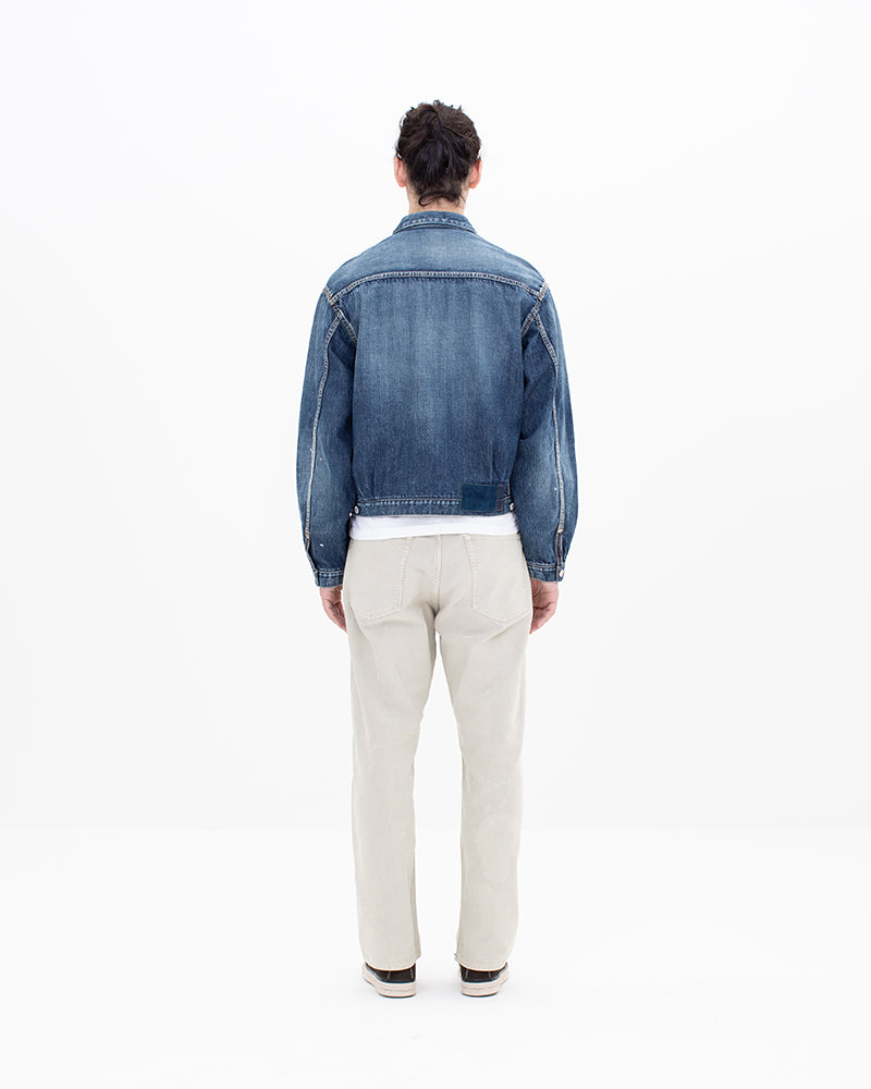 VISVIM SS 101X JKT DMGD-1010 DENIM JACKET 0126105006003