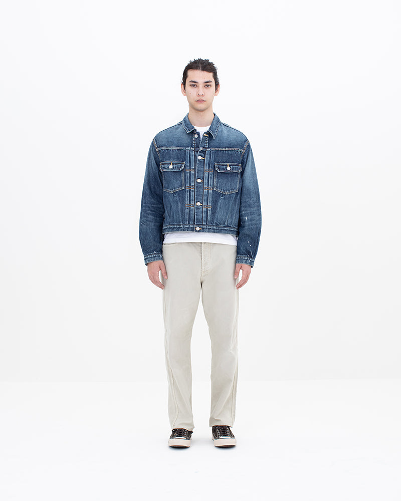 VISVIM SS 101X JKT DMGD-1010 DENIM JACKET 0126105006003