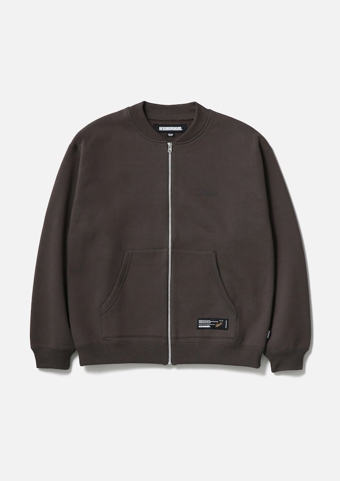 NEIGHBORHOOD PLAIN SWEAT ZIP JACKET 252UWNH-CSM06