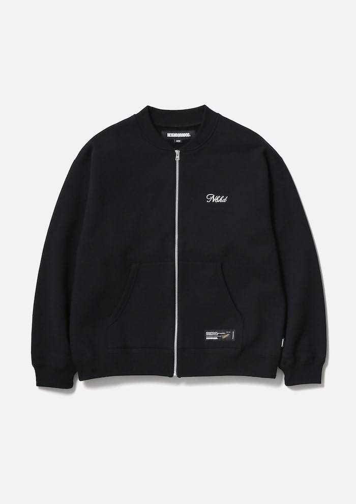 NEIGHBORHOOD PLAIN SWEAT ZIP JACKET 252UWNH-CSM06