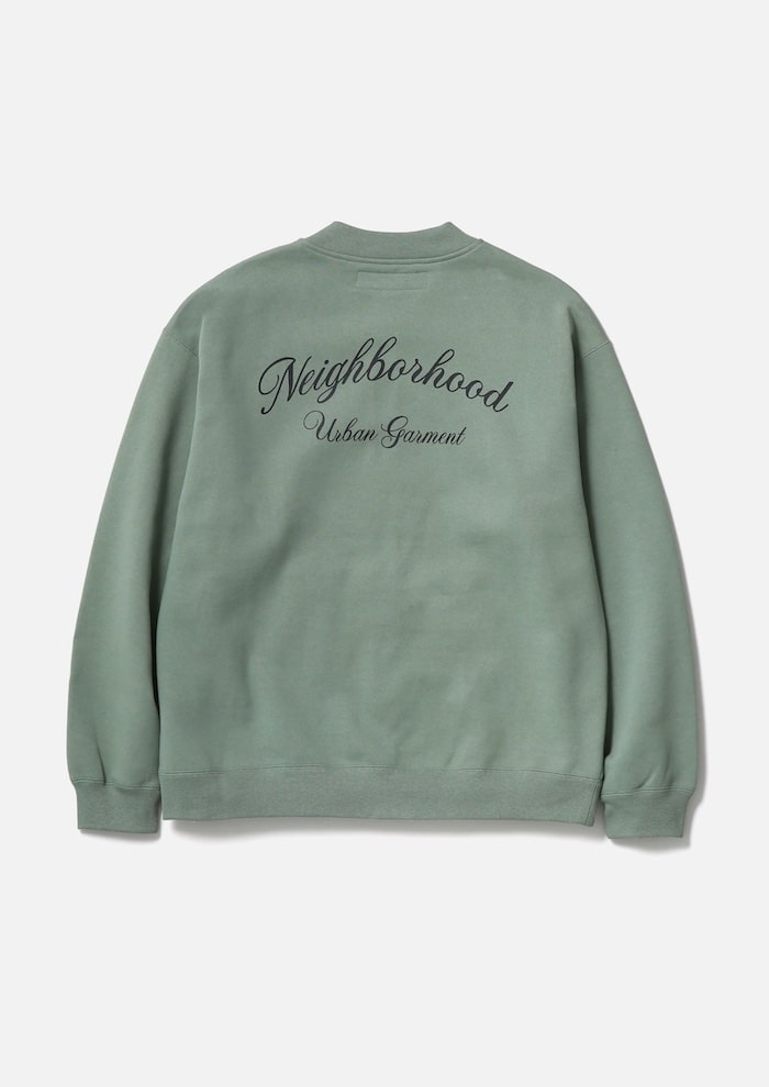 NEIGHBORHOOD PLAIN SWEAT ZIP JACKET 252UWNH-CSM06