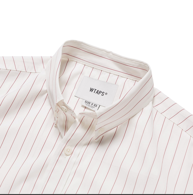 WTAPS BD 03 / SS / COTTON. BROADCLOTH. TEXTILE. THOMAS MASON 251TQDT-SHM07