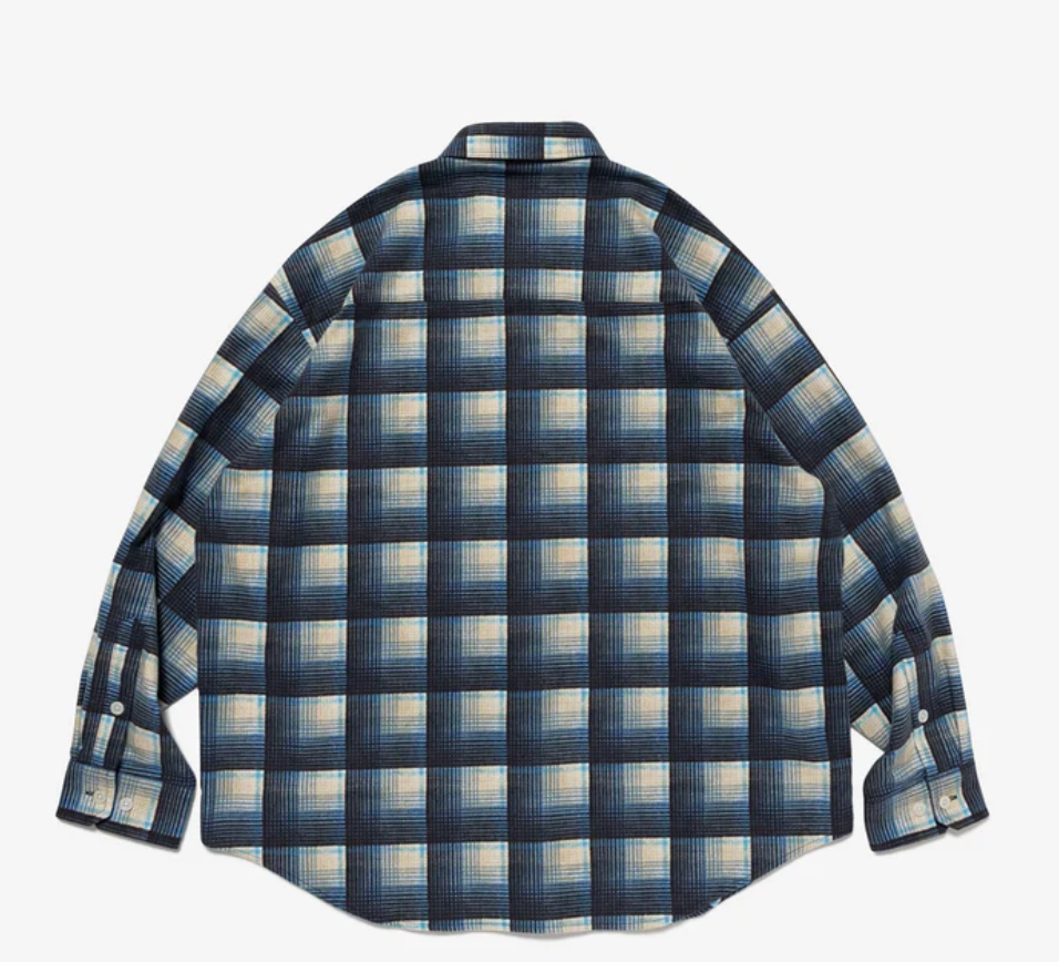 WTAPS TXT 02 / LS / COTTON. FLANNEL. TEXTILE. OF 261TQDT-SHM02