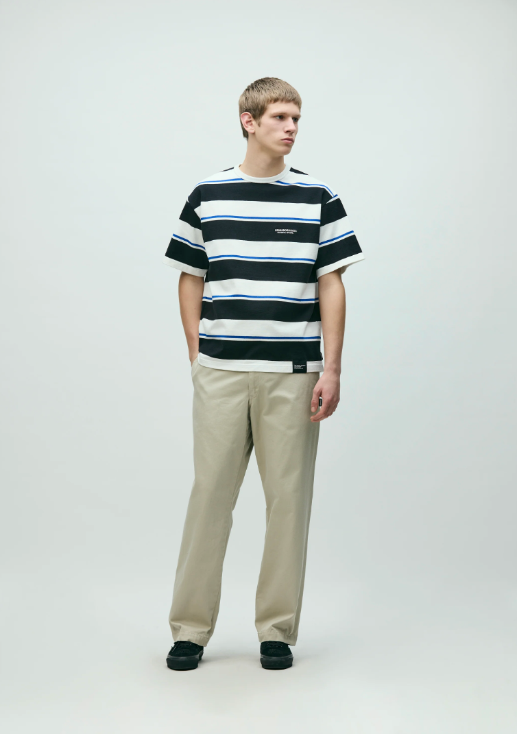 NEIGHBORHOOD  BORDER CREW NECK SS 261UWNH-CSM13