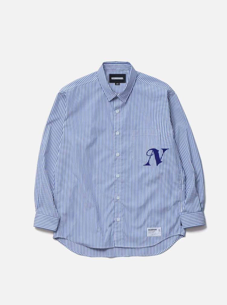 NEIGHBORHOOD  STRIPE SHIRT LS 261SPNH-SHM04