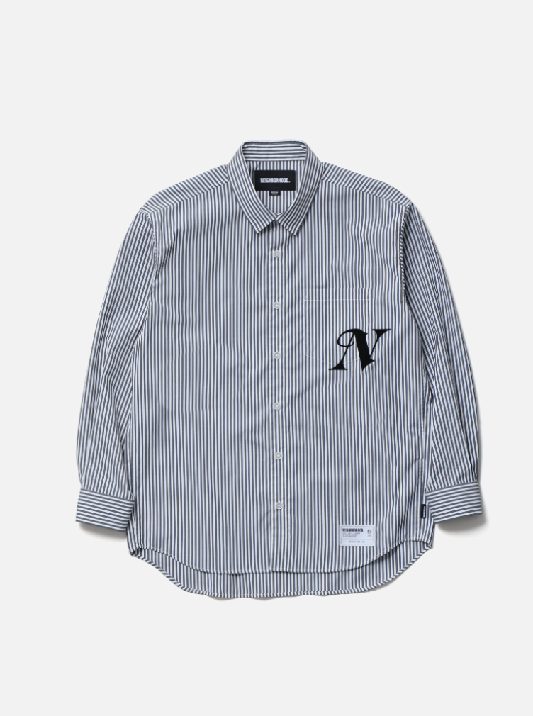 NEIGHBORHOOD  STRIPE SHIRT LS 261SPNH-SHM04
