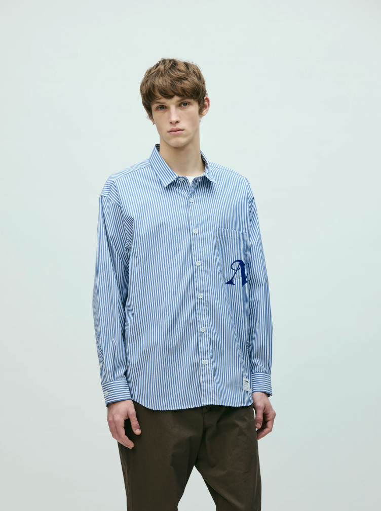 NEIGHBORHOOD  STRIPE SHIRT LS 261SPNH-SHM04