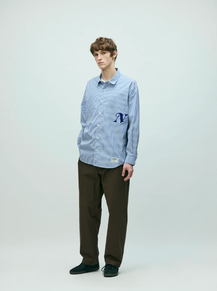 NEIGHBORHOOD  STRIPE SHIRT LS 261SPNH-SHM04