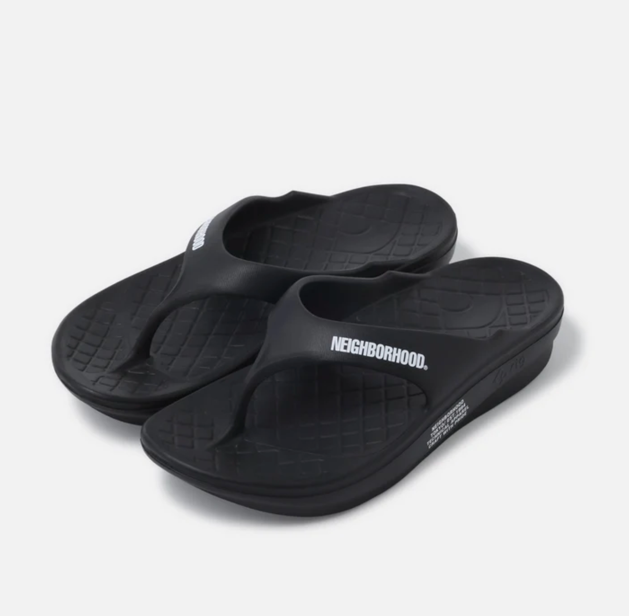 NEIGHBORHOOD FLIP FLOP 2.0 XL ブラック NEIGHBORHOOD NH X RIG FOOTWEAR . FLIP FLOP 2.0 25152RFN-FW01 | POIAO