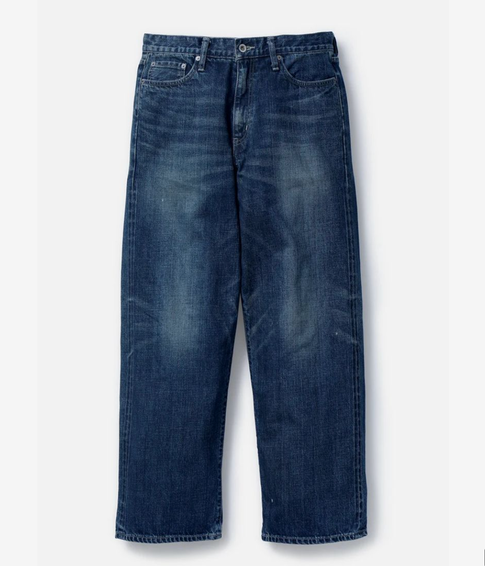 NEIGHBORHOOD WASHED DENIM DP WIDE PANTS 252XBNH-PTM04