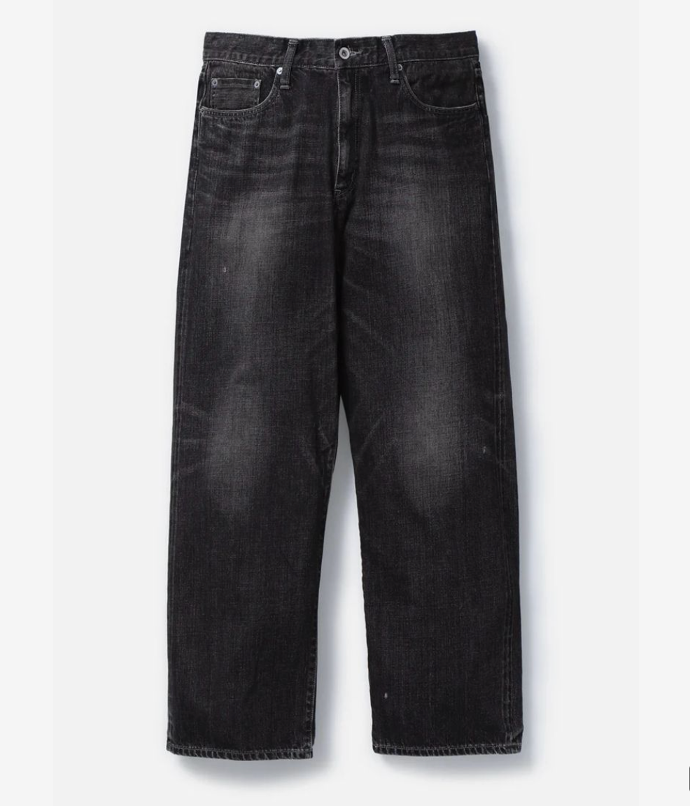 NEIGHBORHOOD WASHED DENIM DP WIDE PANTS 252XBNH-PTM04