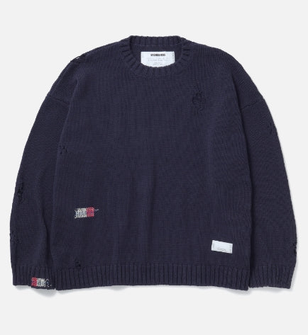 NEIGHBORHOOD  SAVAGE CREWNECK SWEATER 251FUNH-KNM03