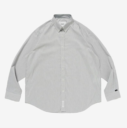 WTAPS BD 02 LS CTPL 브로드클로스 셔츠 251TQDT-SHM01