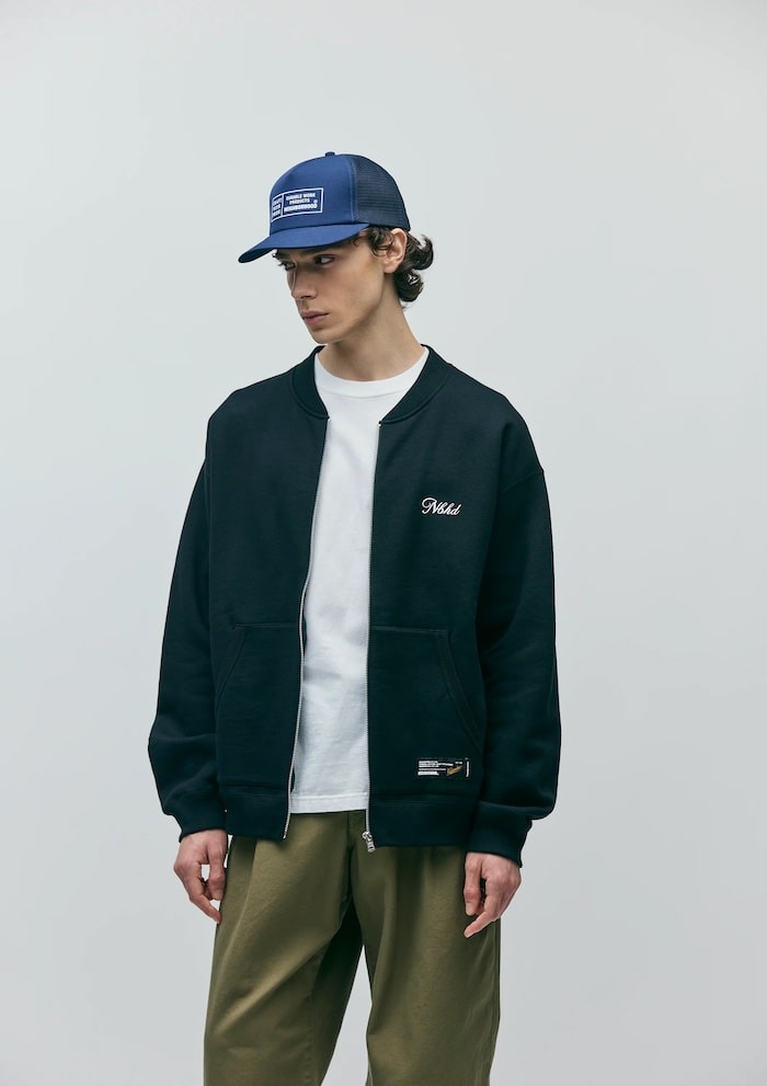 NEIGHBORHOOD PLAIN SWEAT ZIP JACKET 252UWNH-CSM06