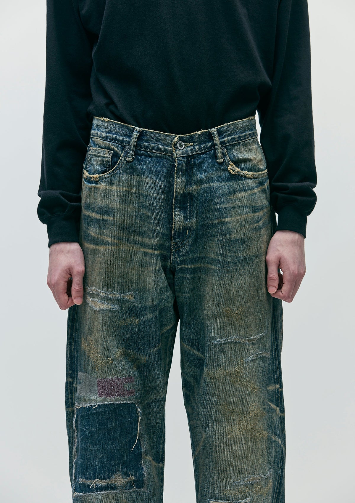 NEIGHBORHOOD SAVAGE DENIM DP WIDE PANTS 252XBNH-PTM07