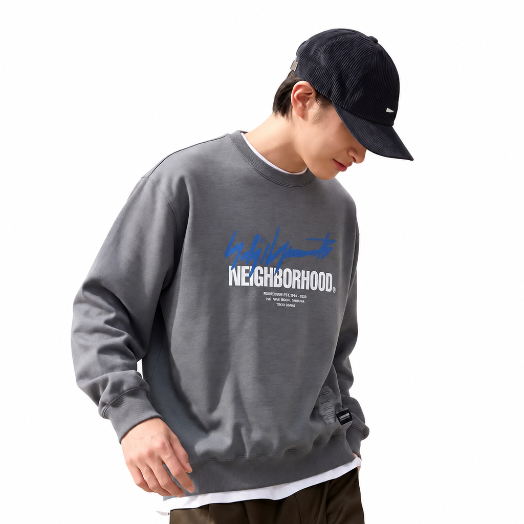 NEIGHBORHOOD x YOHJI YAMAMOTO SWEATSHIRT 252UWYYN-CSM01S