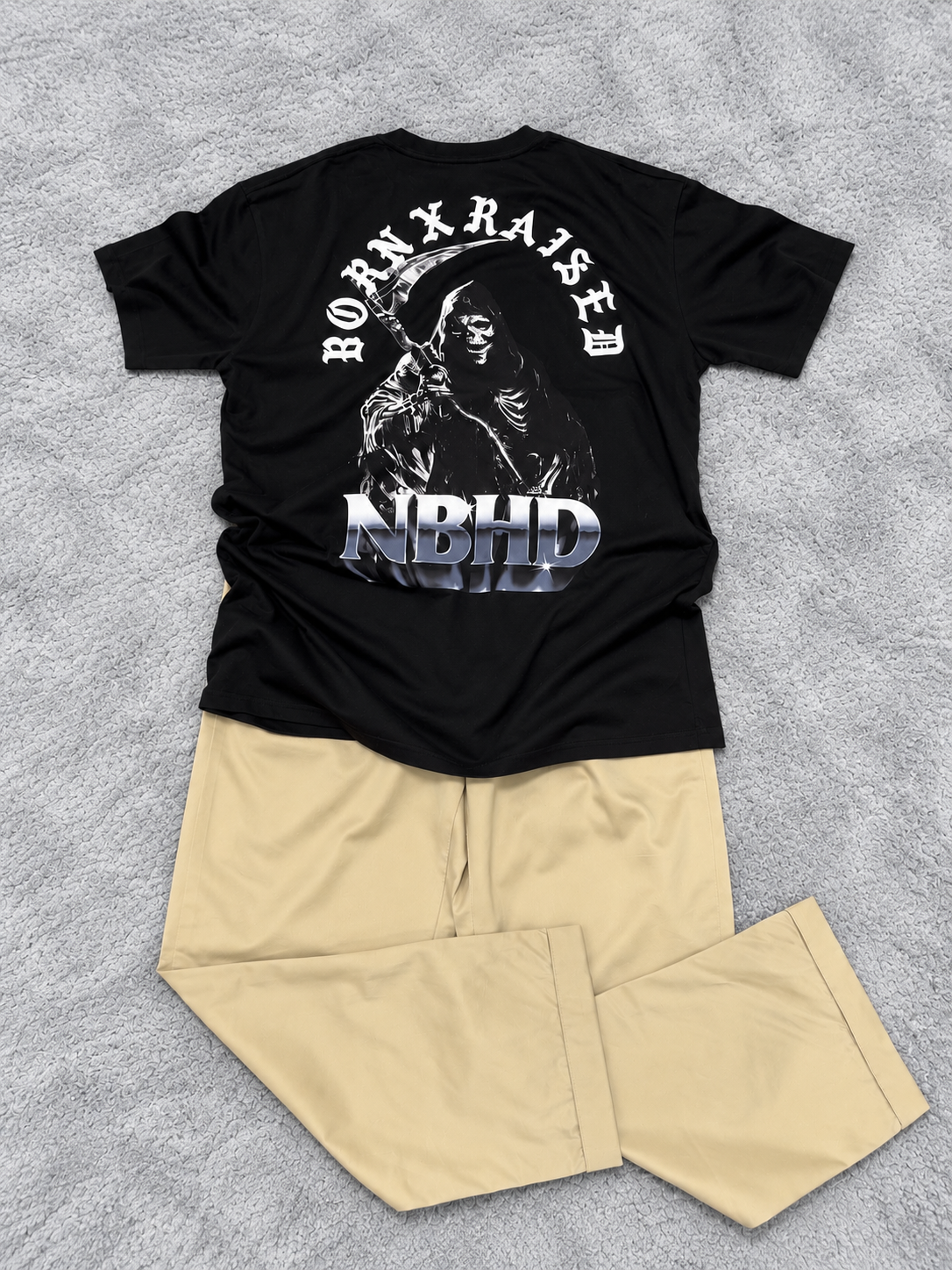 NEIGHBORHOOD  NH X BORN & RAISED . TEE SS-1 251ZB39N-ST01S