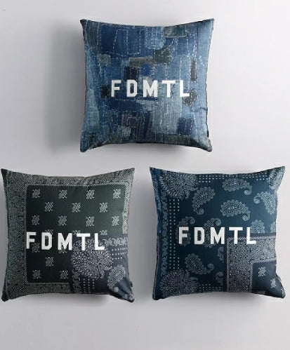 FDMTL Printed Patchwork Cushion Cover FA23ACC14