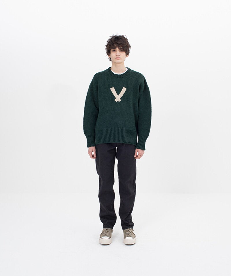 VISVIM LETTERMAN CREW KNIT 0122205012003