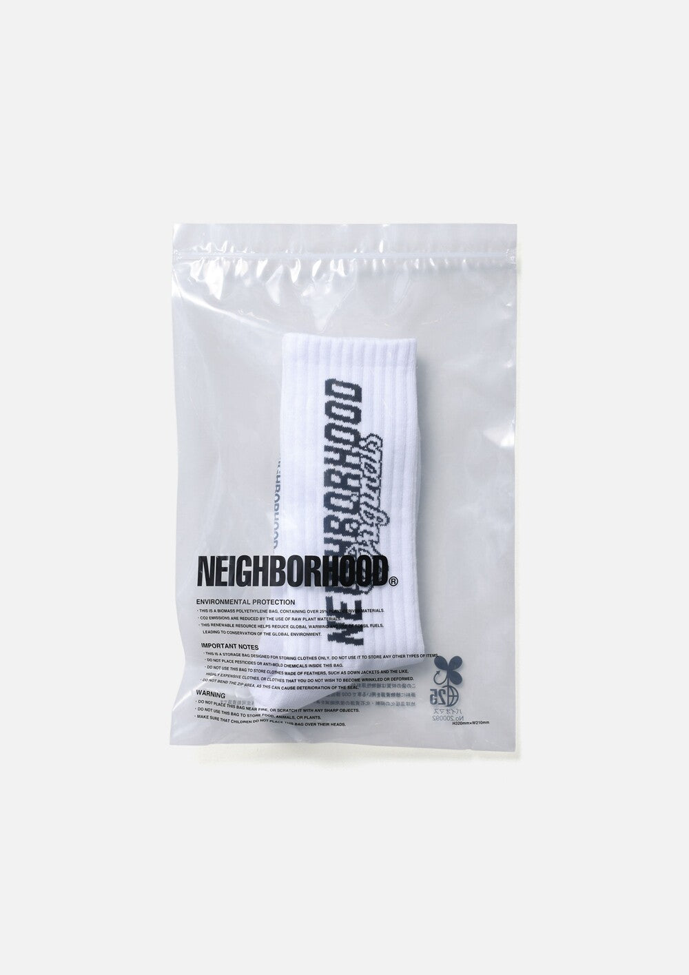 NEIGHBORHOOD LOGO SOCKS  262WINH-UWM01